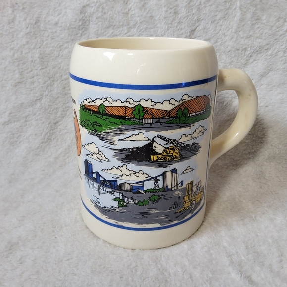 Vintage 1986 Pyro Mining Coffee Cup Surface Safety Award Coal Mine - Picture 3 of 9
